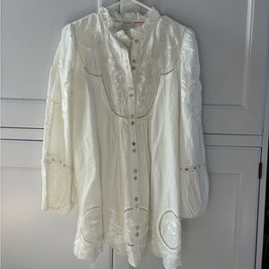 NWT Sundance embroidered tunic